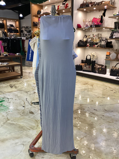 NWT Michael Costello  Baby Blue Maxi Dress