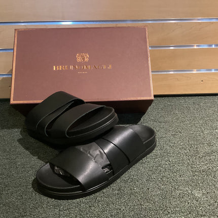 NWT Bruno Magli Leather Slides