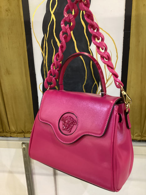 Faux La Medusa Rose Handbag