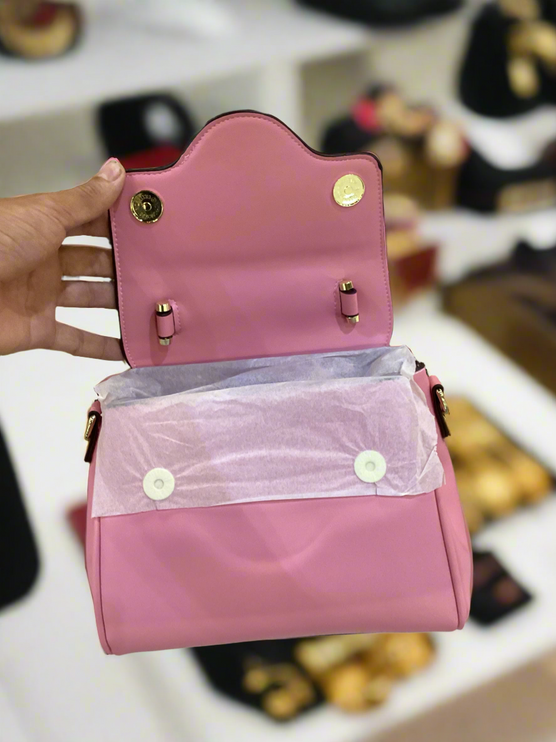 Faux La Medusa Pink Handbag